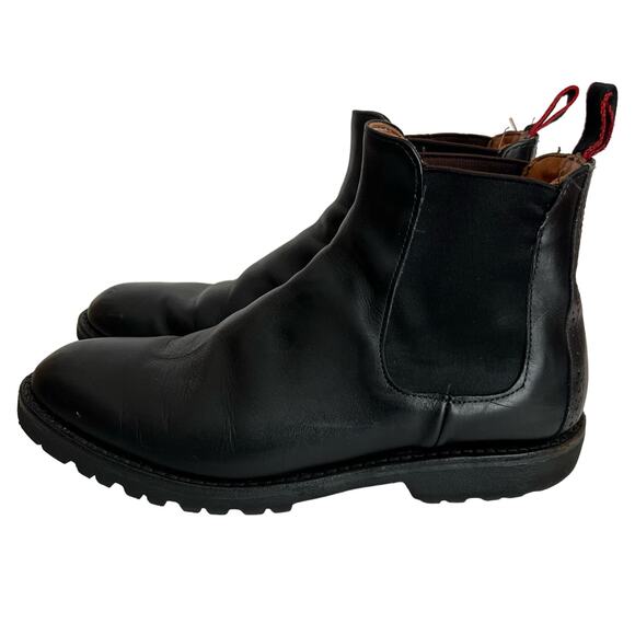 Allen Edmonds Tate Black Leather Chelsea Boots 9 D - Picture 1 of 14